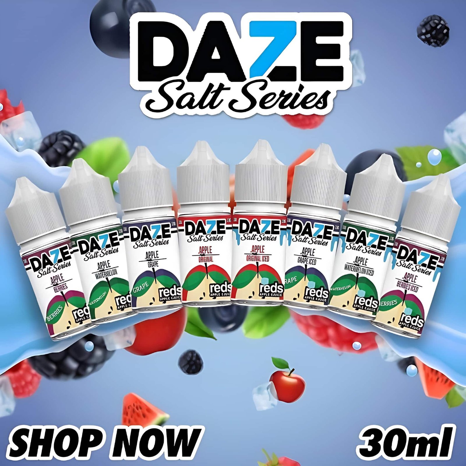 7 DAZE 自拍星期天煙油推薦|30ml 美國原裝・19 款果香口味|台灣現貨 1 7 Daze 自拍星期天煙油 30ML 美國原裝果香系列小煙油推薦 產品實拍