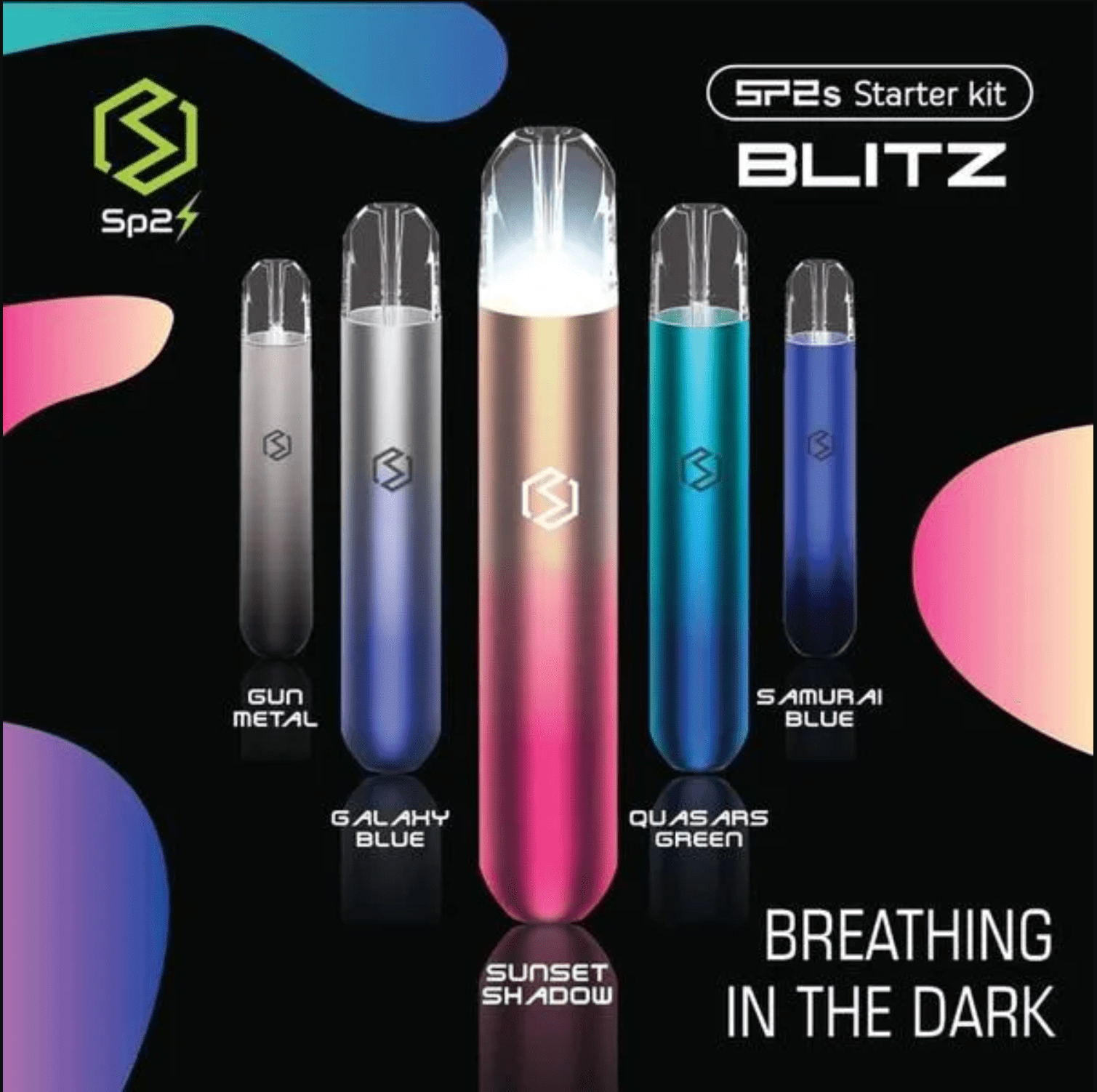 SP2S 原廠主機推薦|多樣霧化彈兼容・通用一代煙彈・16 款配色|台灣現貨 1 SP2S原廠主機 多樣霧化彈兼容 通用一代煙彈 台灣現貨 產品實拍