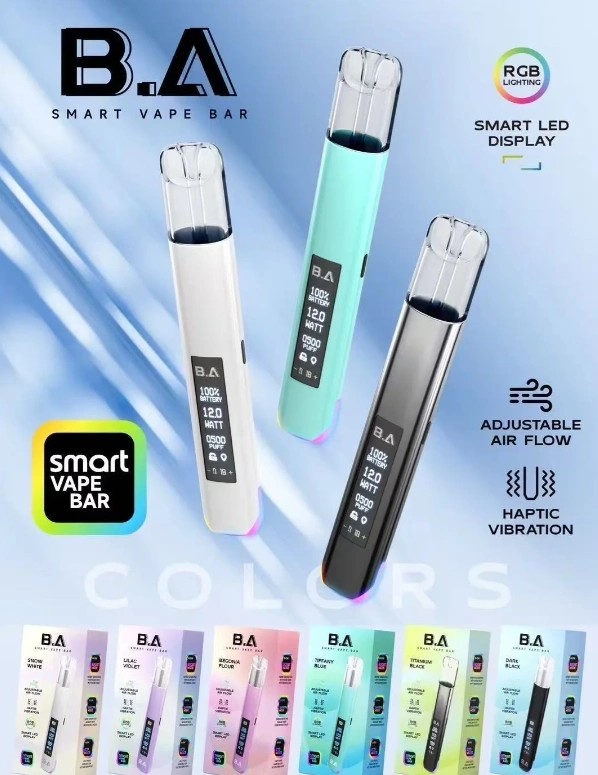 B.A 主機 Smart Vape Bar 一代煙桿推薦|LED 發光・六色可選|台灣現貨 2 B.A主機 Smart Vape Bar 一代煙桿|BA智慧LED發光主機 六色可選 台灣現貨 產品實拍