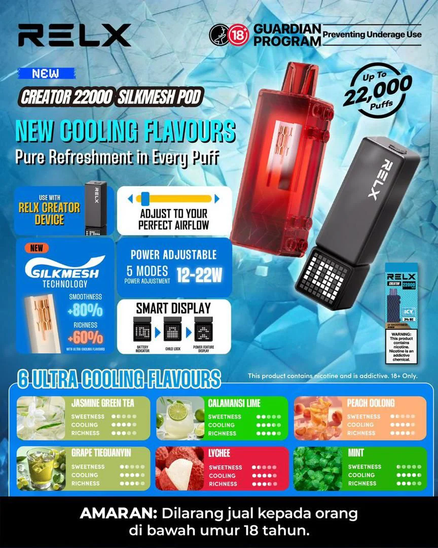 RELX Creator 悅刻積木 22000 口推薦|三顆加 100 送主機|台灣現貨 1 悅刻積木電子煙 RELX Creator 22000口 (三顆加100送Creator 主機) 台灣現貨 產品實拍