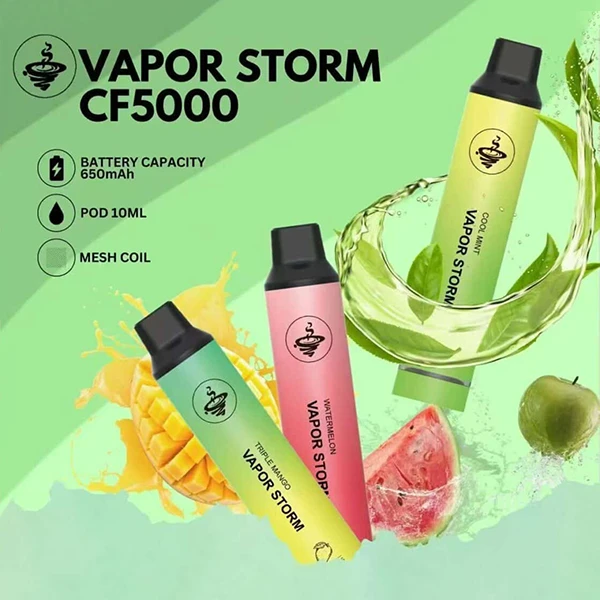 VAPOR STORM 5000 PUFFS 拋棄式電子菸推薦|飛霧發光一次性煙桿|台灣現貨 2 VAPOR STORM 5000 PUFFS 拋棄式電子煙 飛霧發光一次性電子煙桿 產品實拍